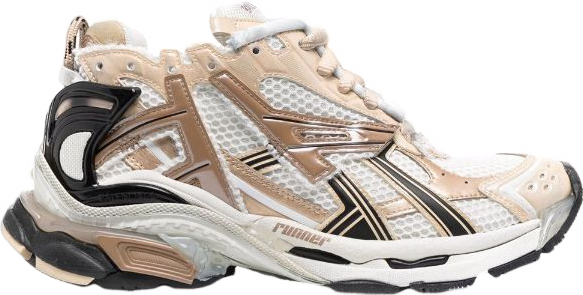 Blcg Runner blanche bronze facture