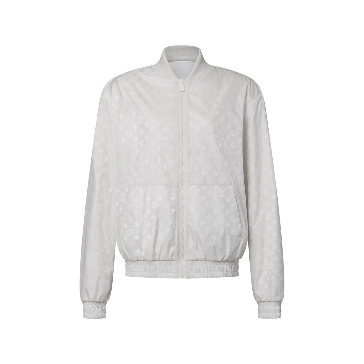 Bomber léger réversible Monogram blanc Louis Vuitton