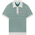Casablanca polo à motif monogrammé en jacquard