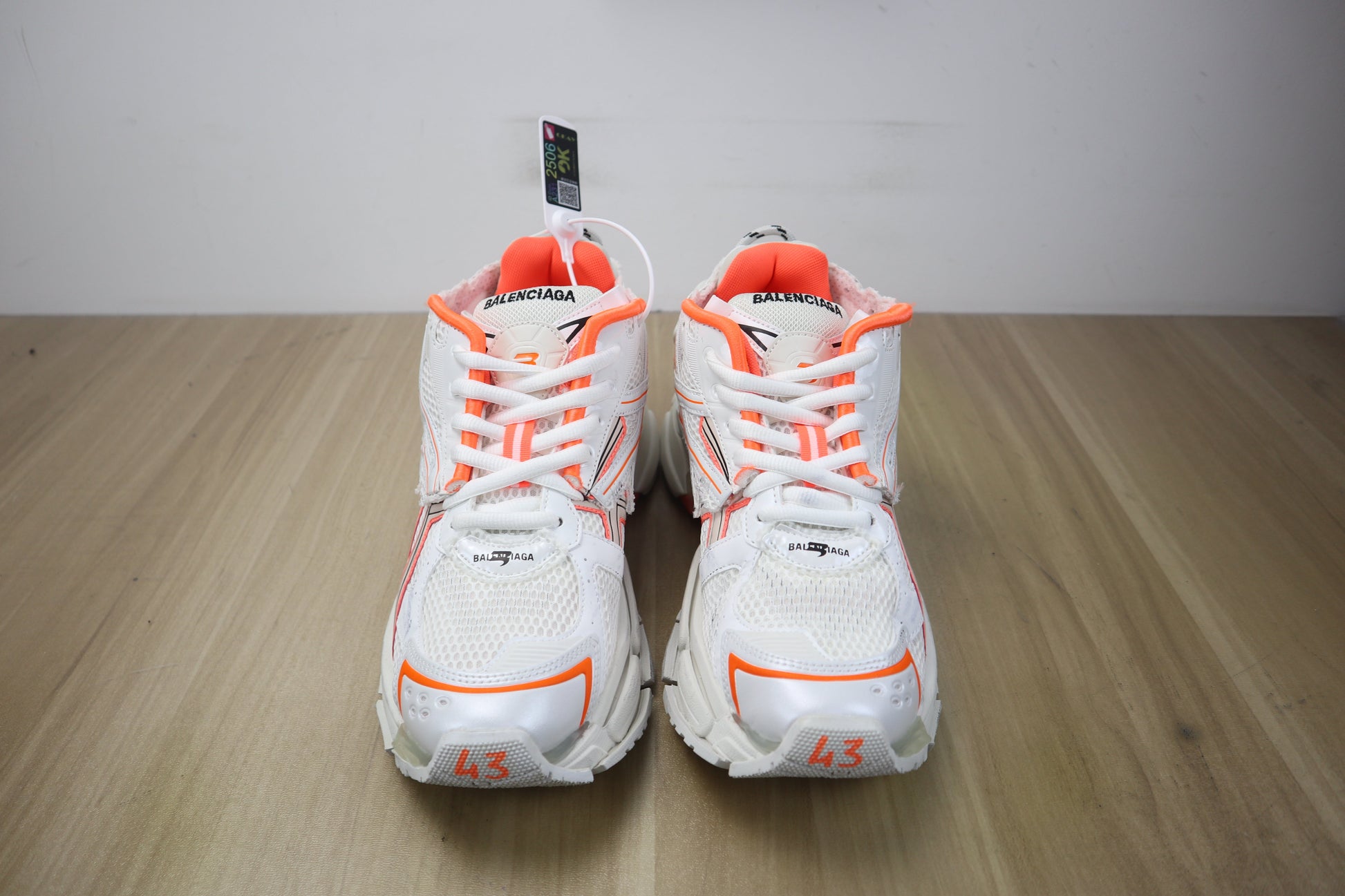 Blcg Runner blanche orange facture