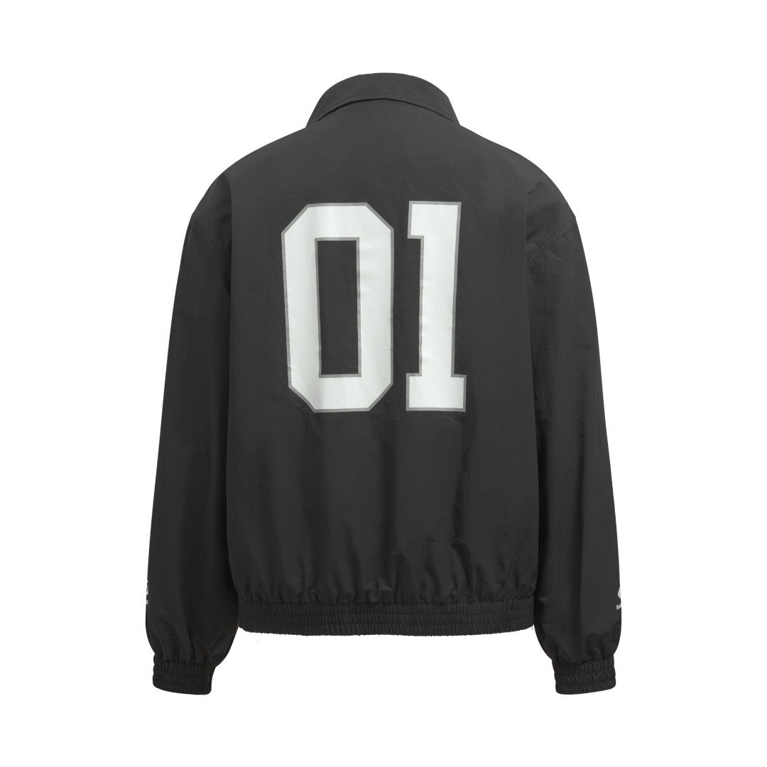 BASKETBALL SERIES - VESTE TRACKSUIT POUR HOMME EN NOIR bln h