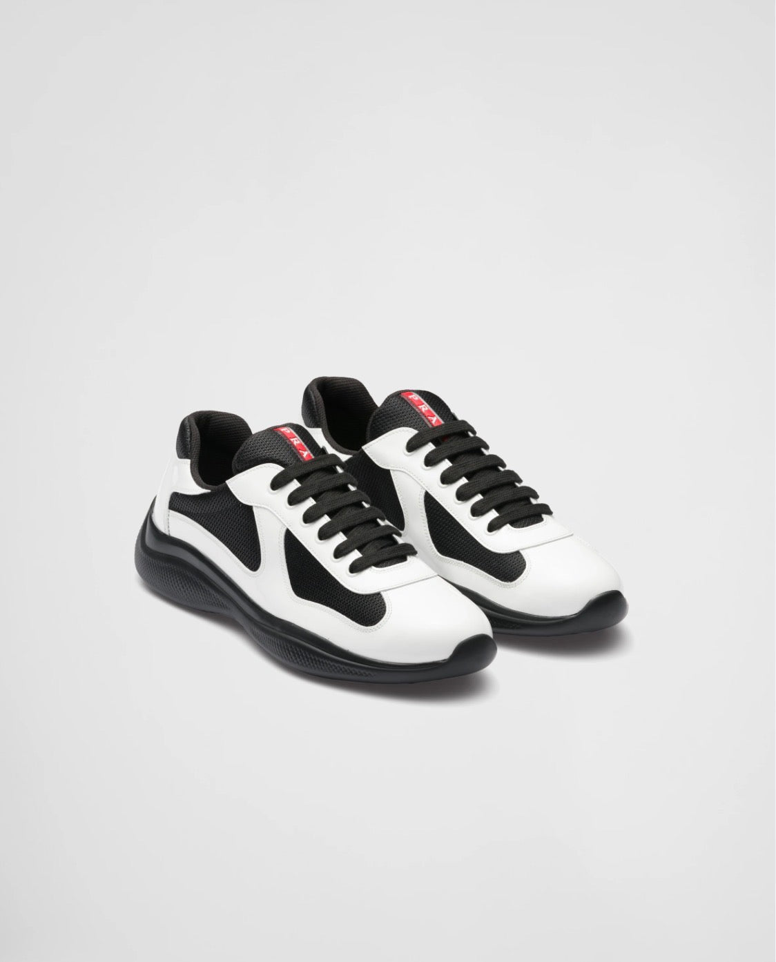 Prada America’s Cup en cuir verni et tissu