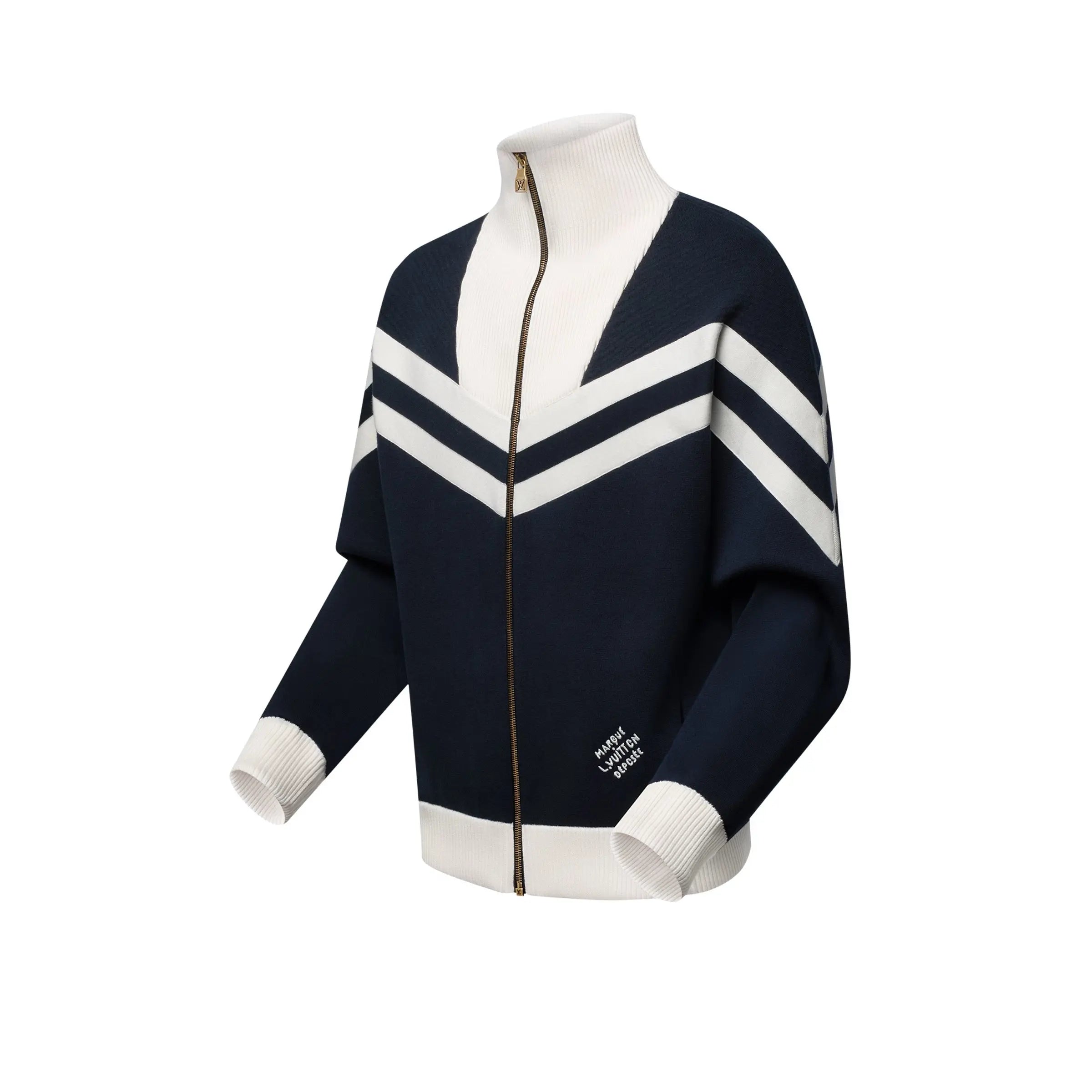 Blouson marin en maille de coton Louis Vuitton
