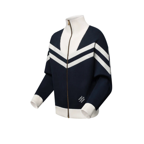 Blouson marin en maille de coton Louis Vuitton