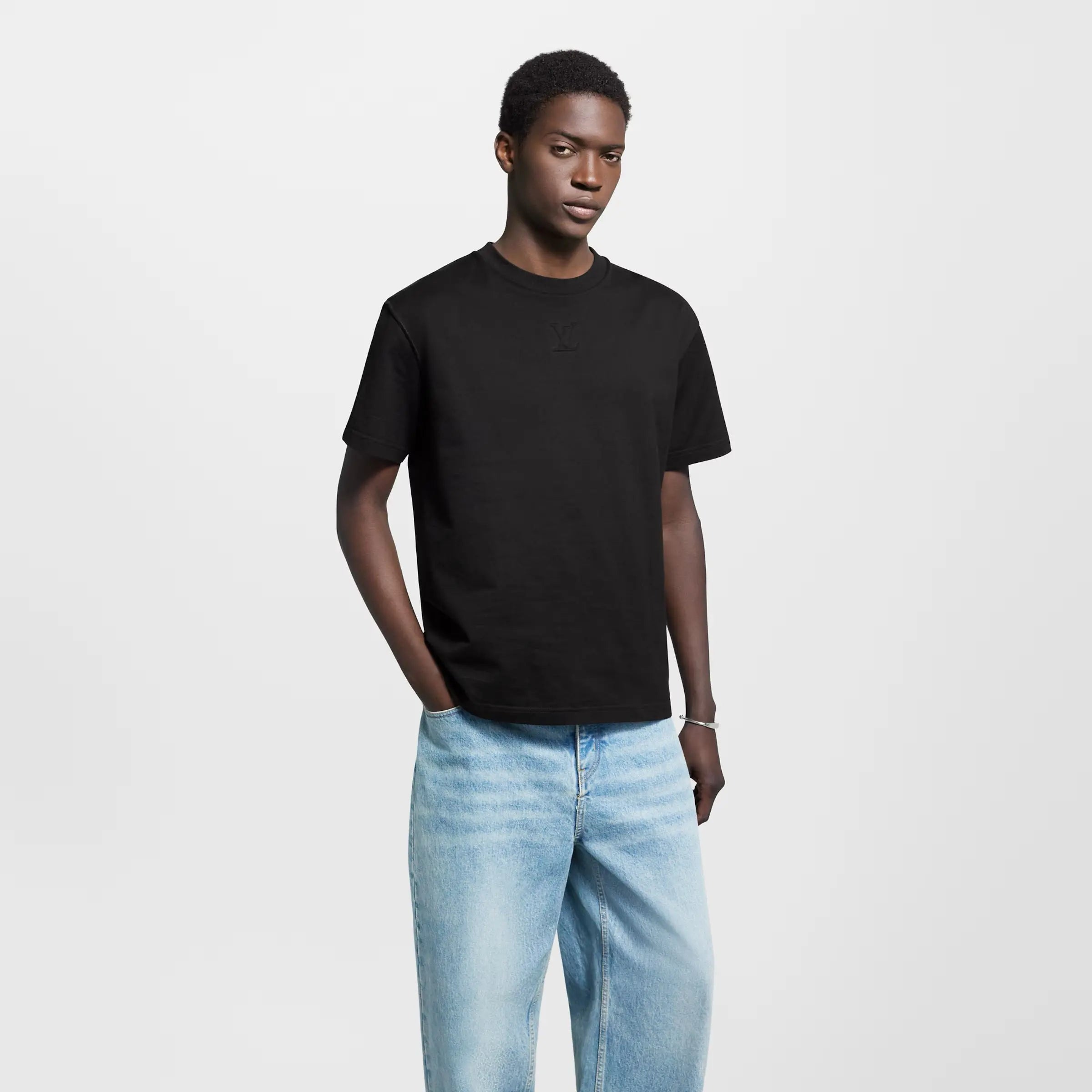 T-shirt embossé Louis Vuitton