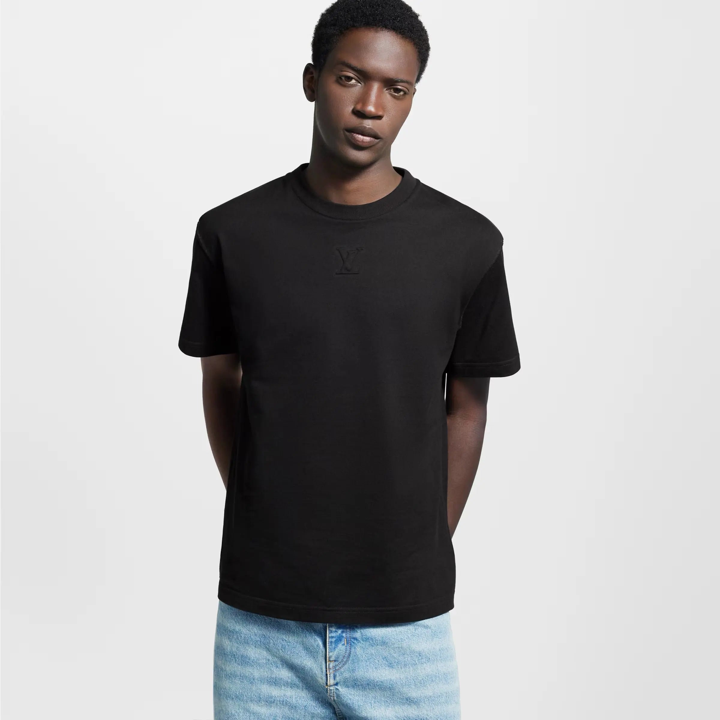 T-shirt embossé Louis Vuitton