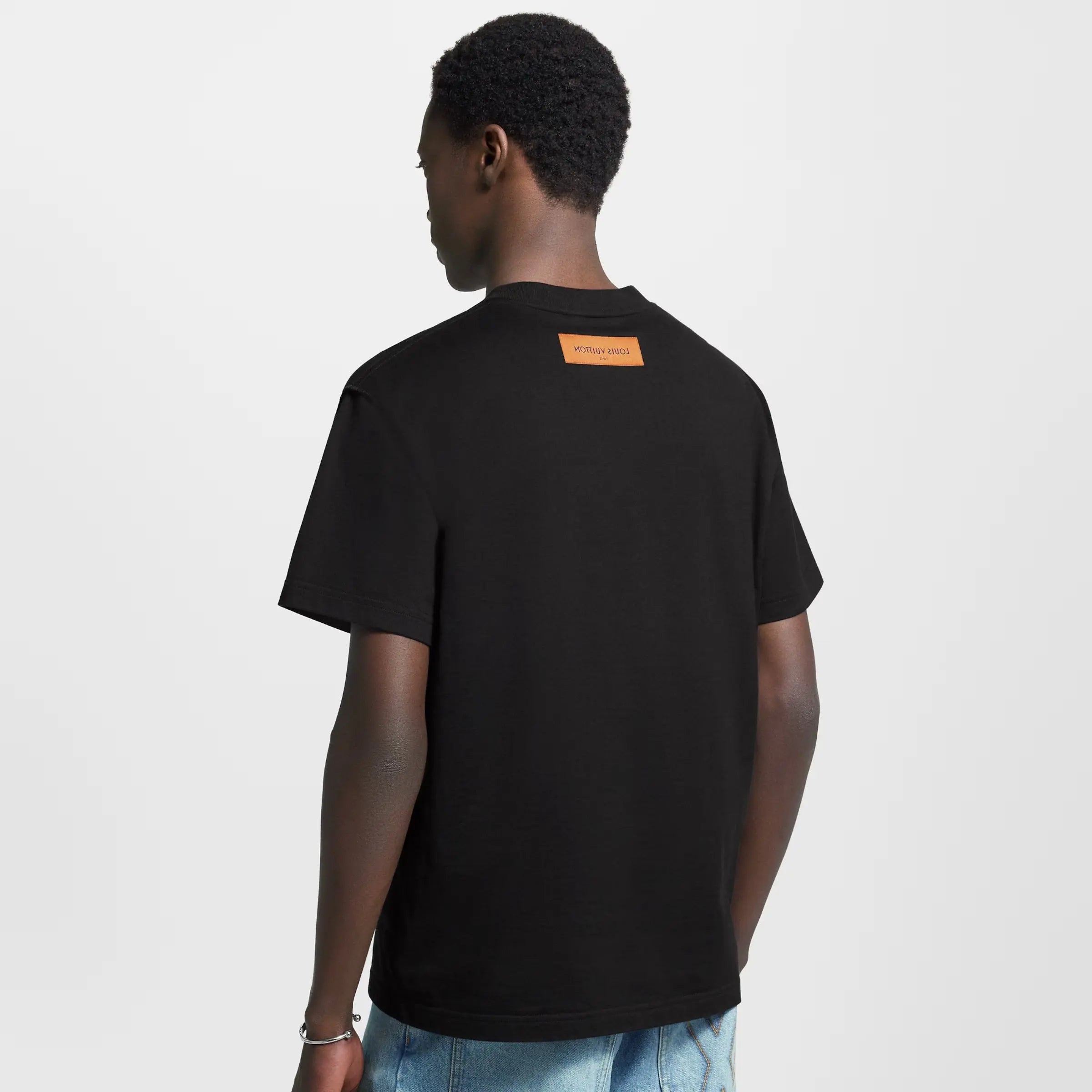 T-shirt embossé Louis Vuitton