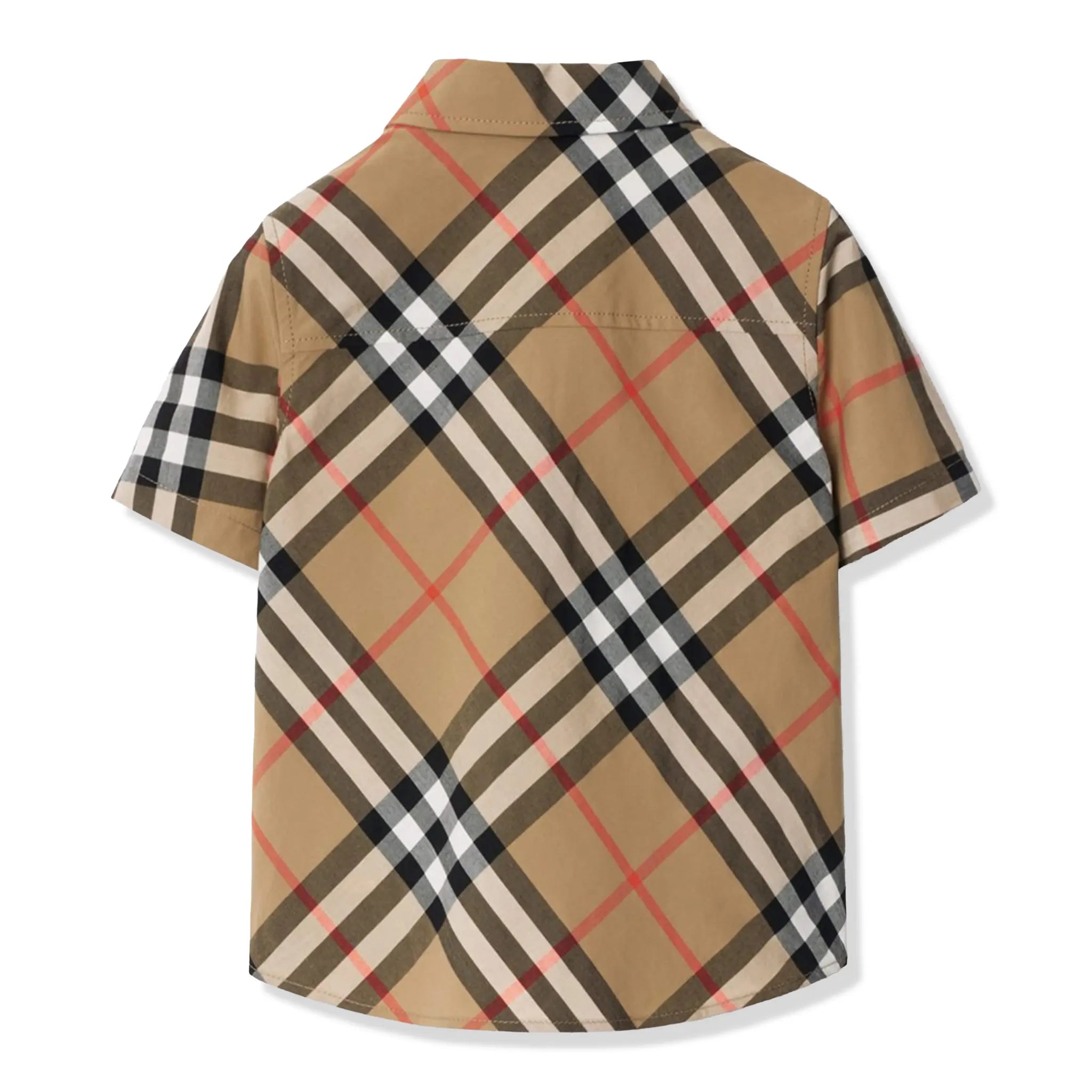 Burberry Baby Boys Owen Essential Check Beige Shirt