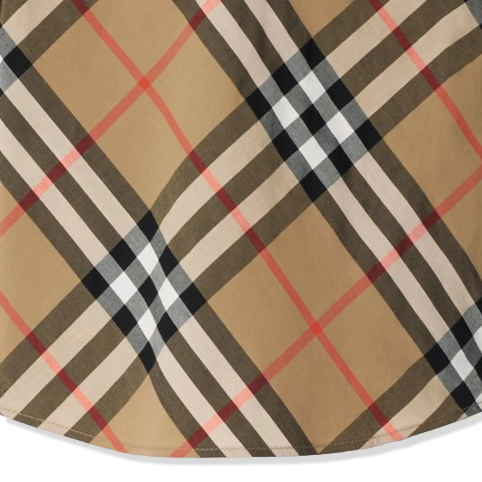 Burberry Baby Boys Owen Essential Check Beige Shirt