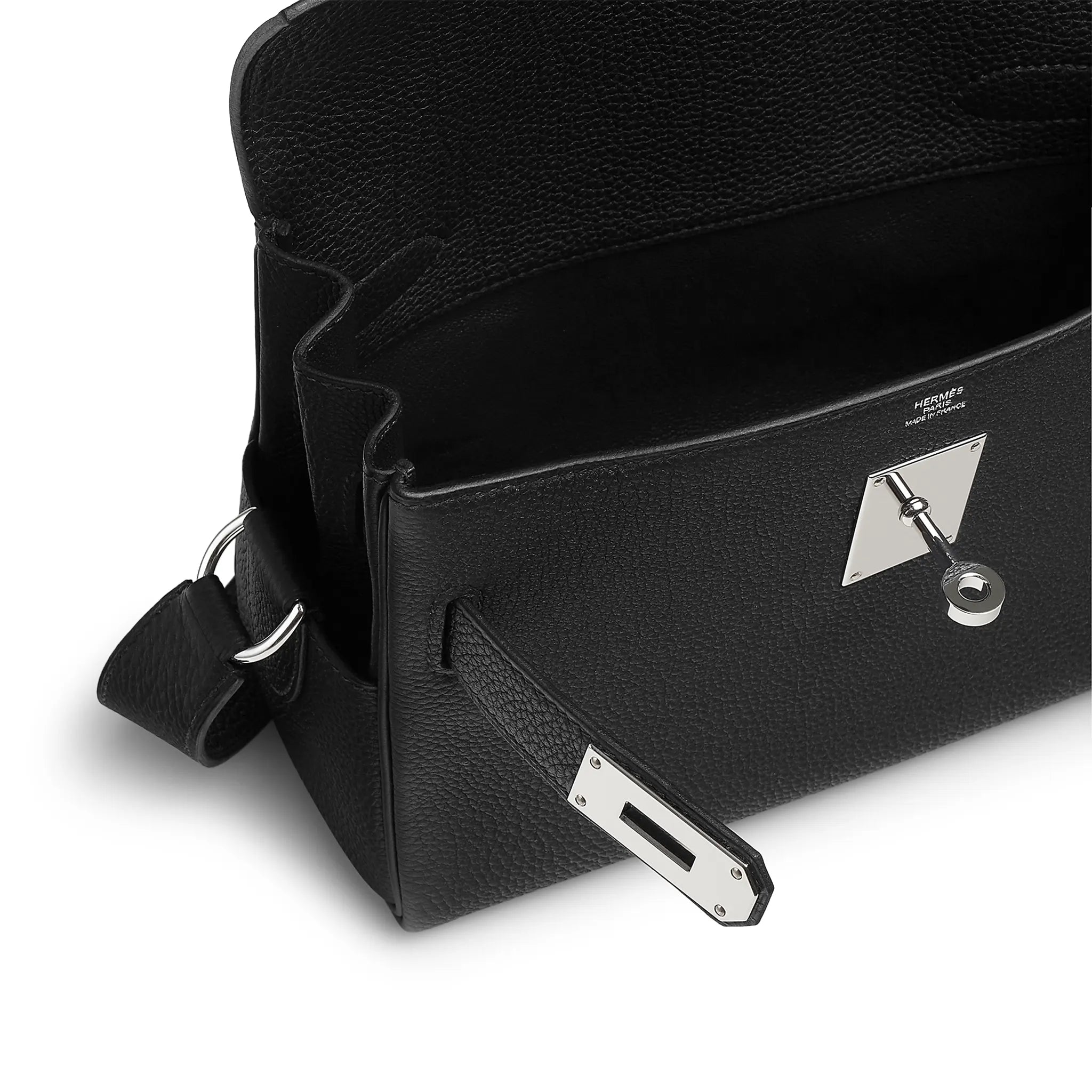 Sac Hermes Kelly Togo Calfskin Palladium Hardware Noir