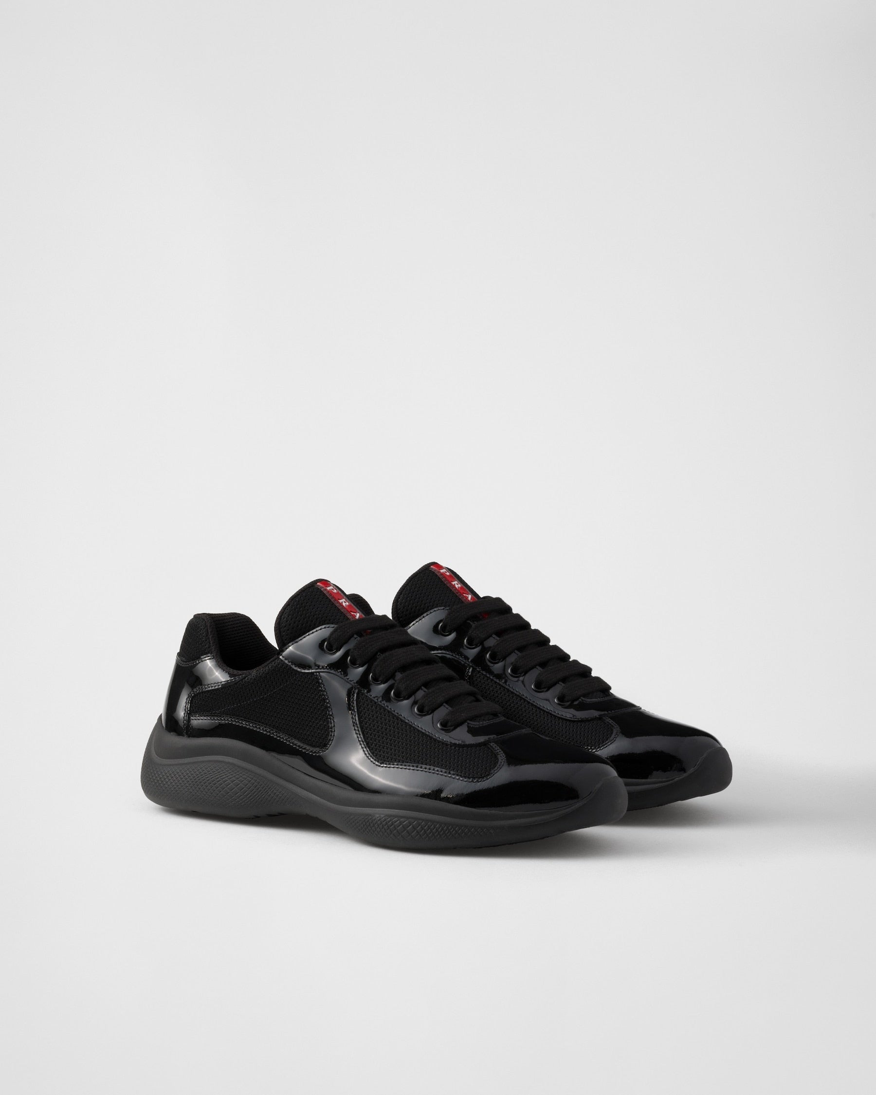 Prada America’s Cup en cuir verni et tissu