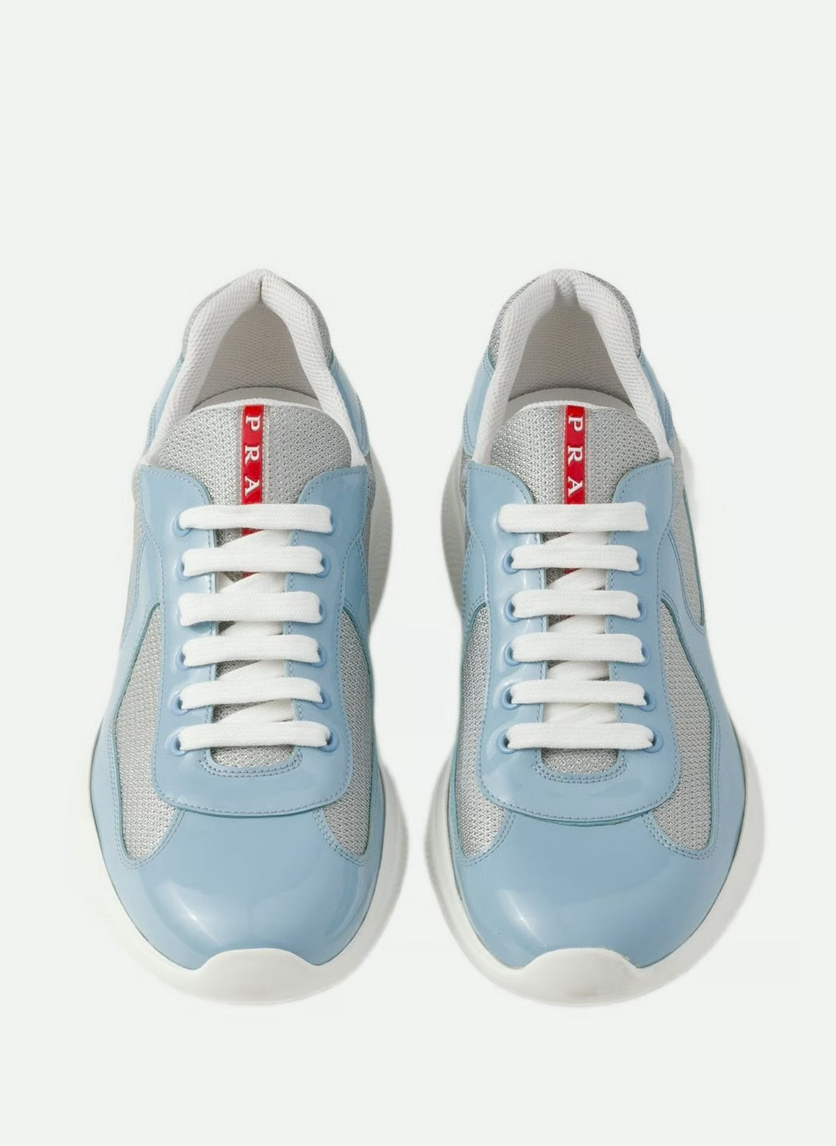 Prada America’s Cup en cuir verni et tissu