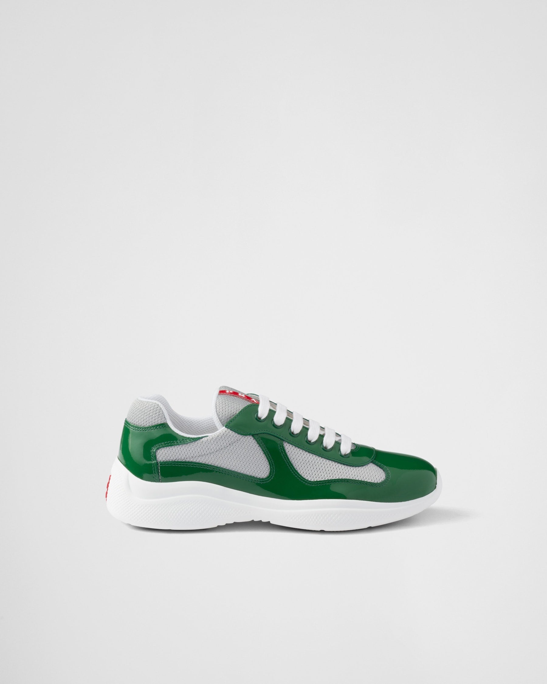 Prada America’s Cup en cuir verni et tissu
