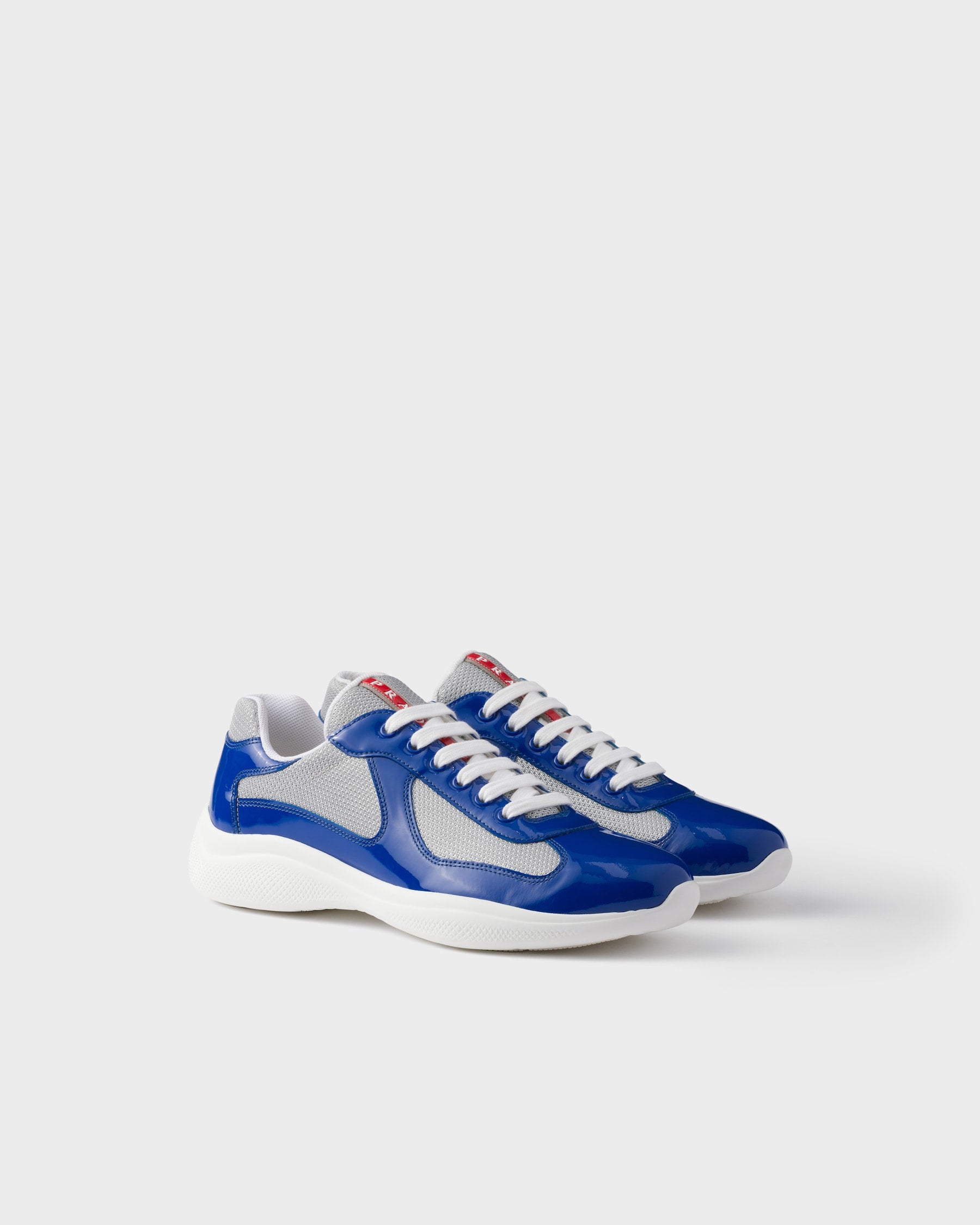 Prada America’s Cup en cuir verni et tissu