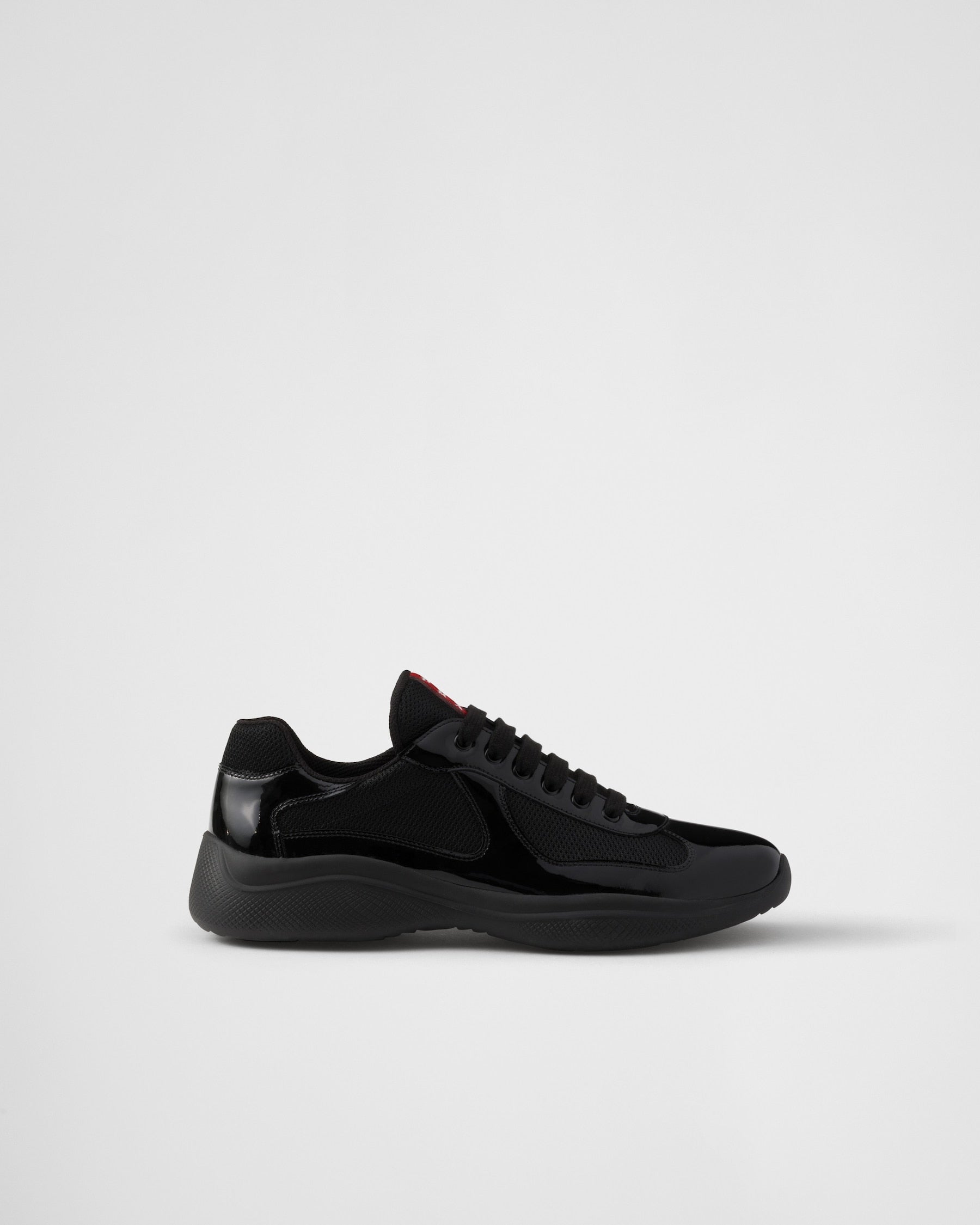 Prada America’s Cup en cuir verni et tissu