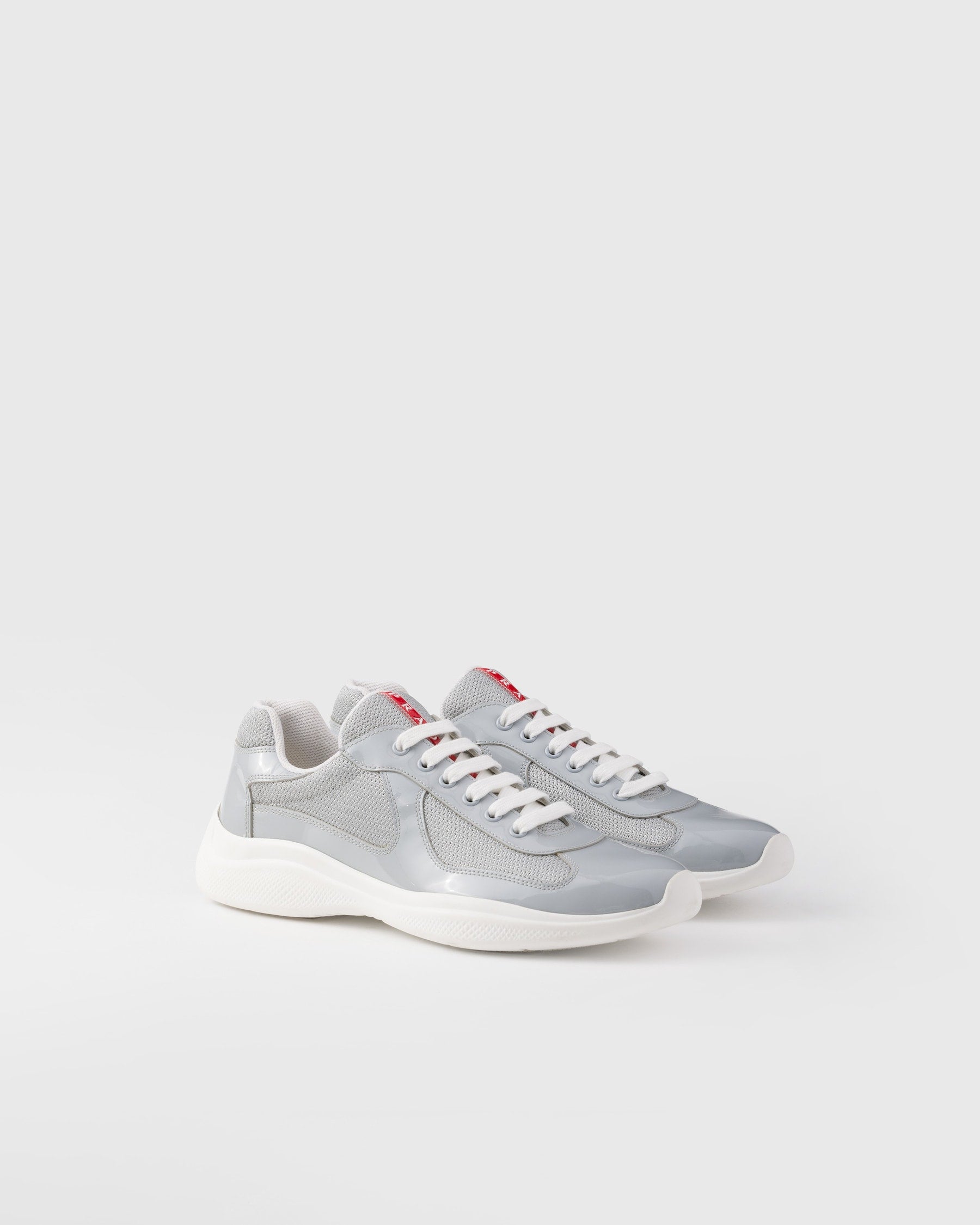 Prada America’s Cup en cuir verni et tissu