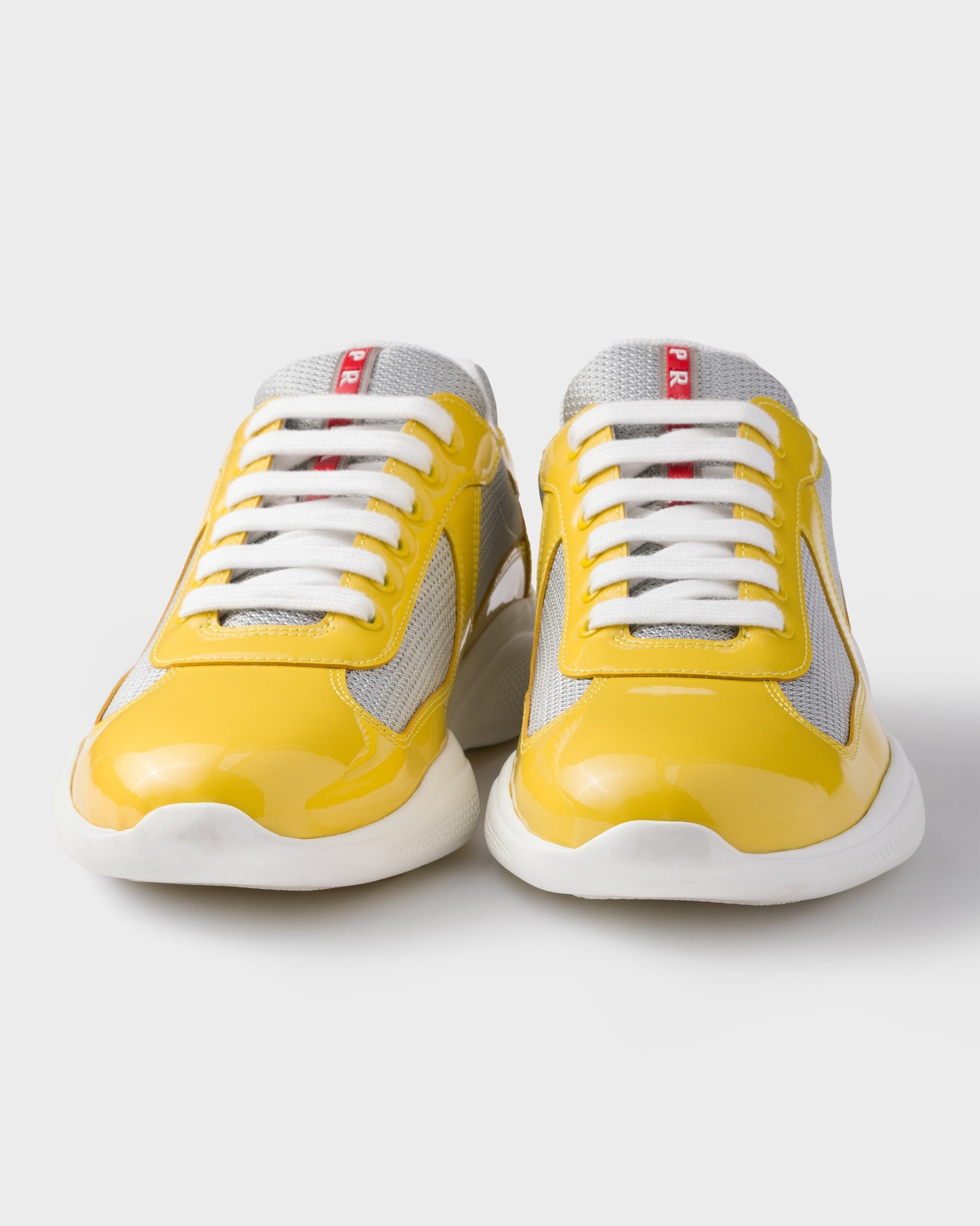 Prada America’s Cup en cuir verni et tissu