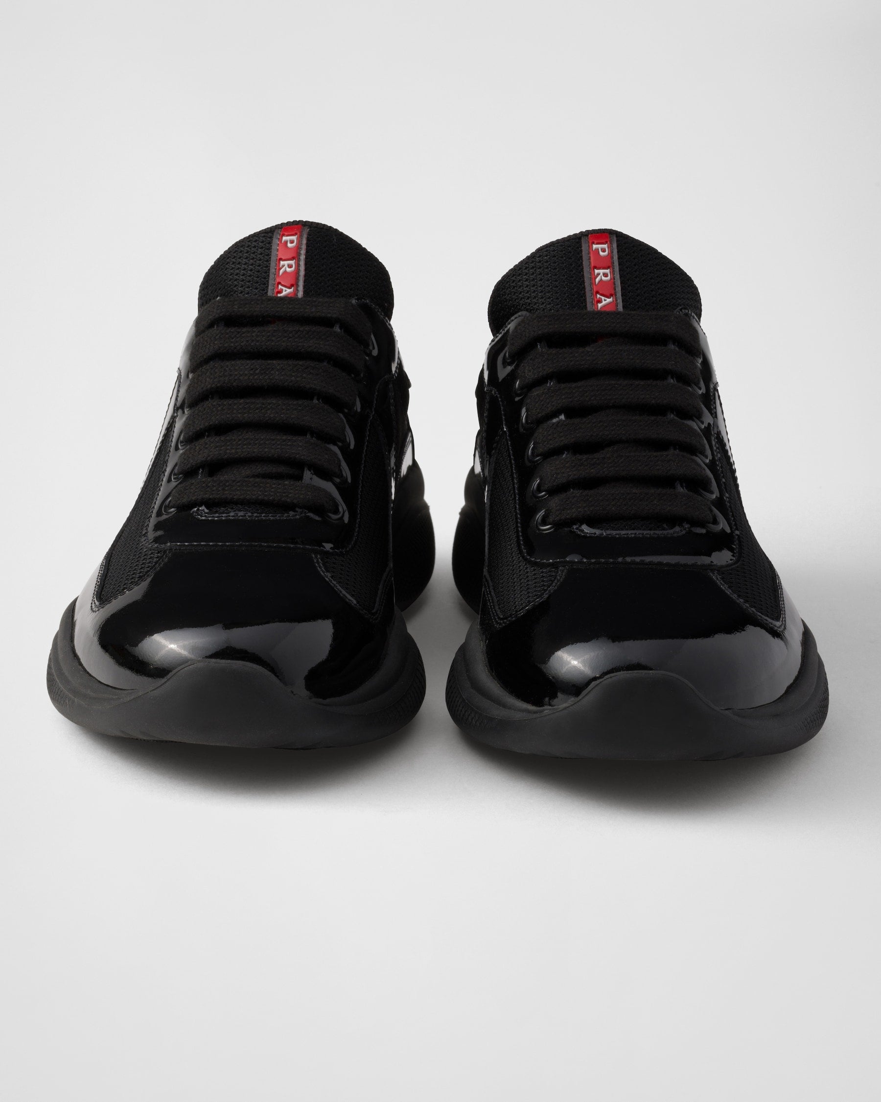Prada America’s Cup en cuir verni et tissu