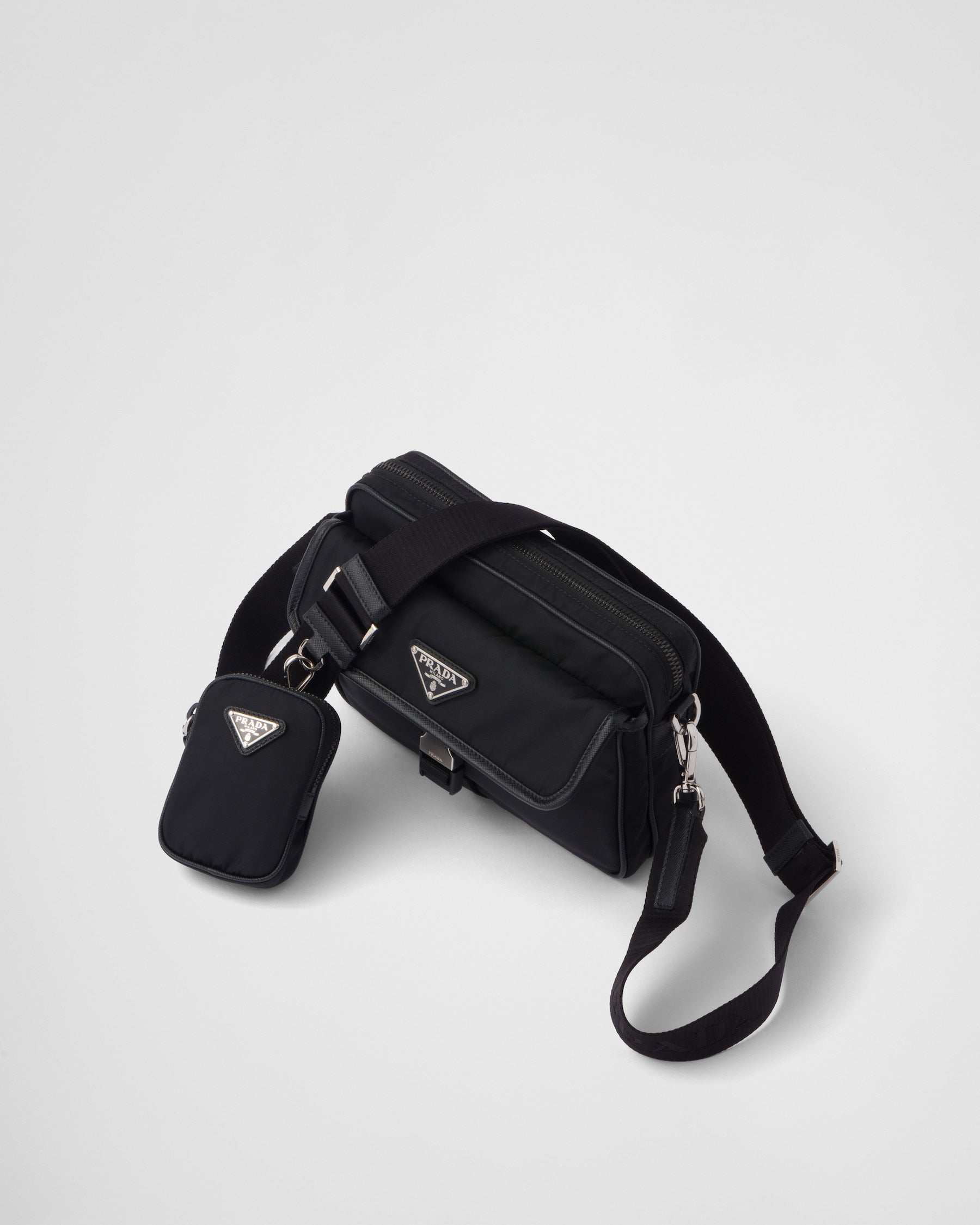 Sac Prada Re-Nylon et cuir Saffiano