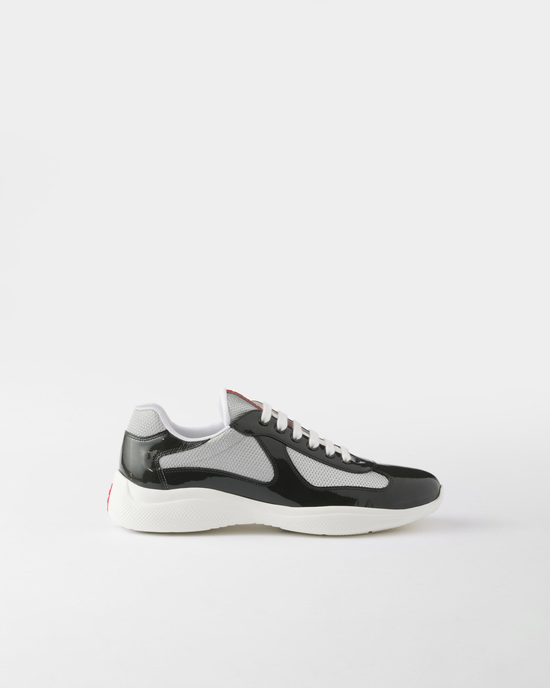 Prada America’s Cup en cuir verni et tissu