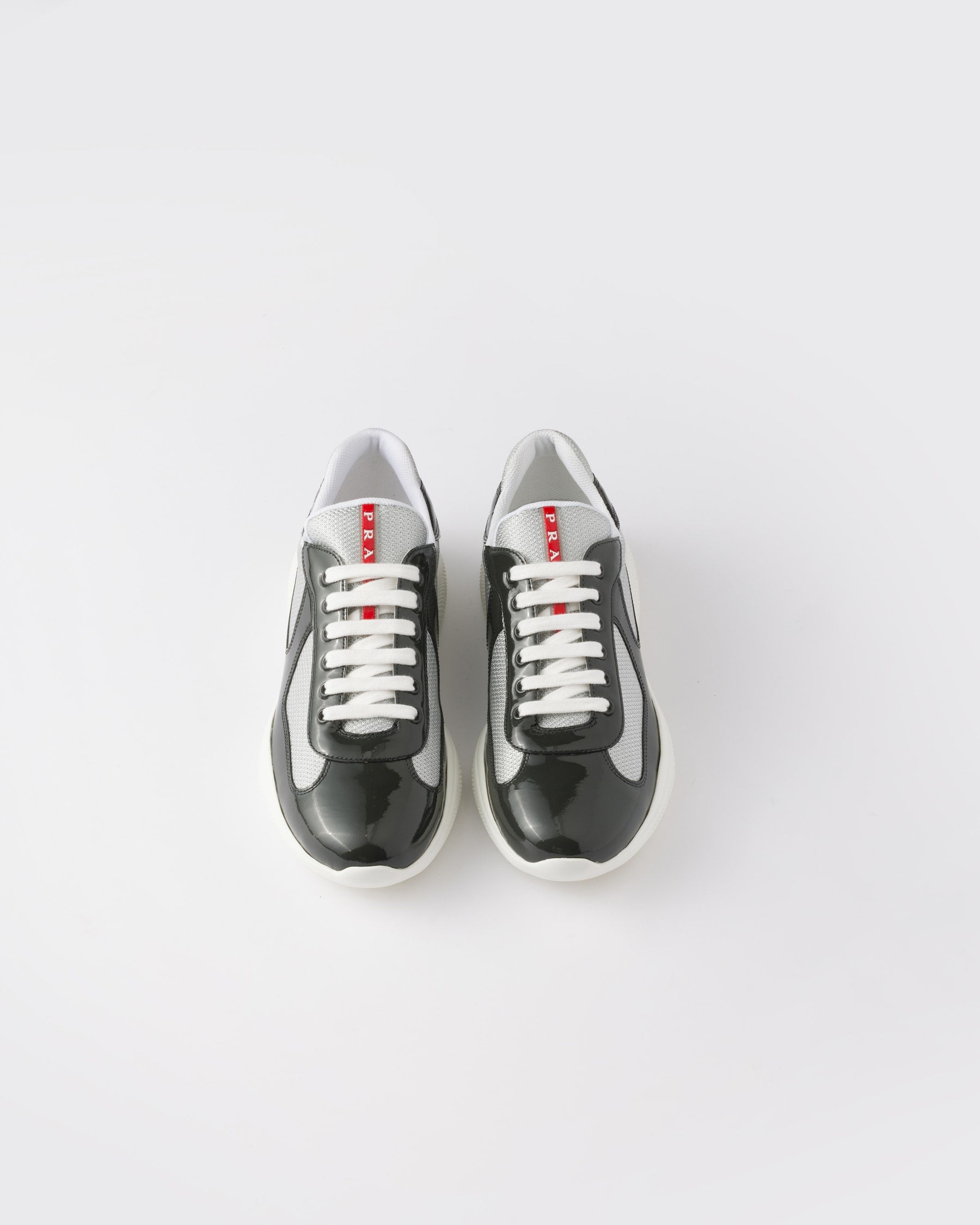 Prada America’s Cup en cuir verni et tissu