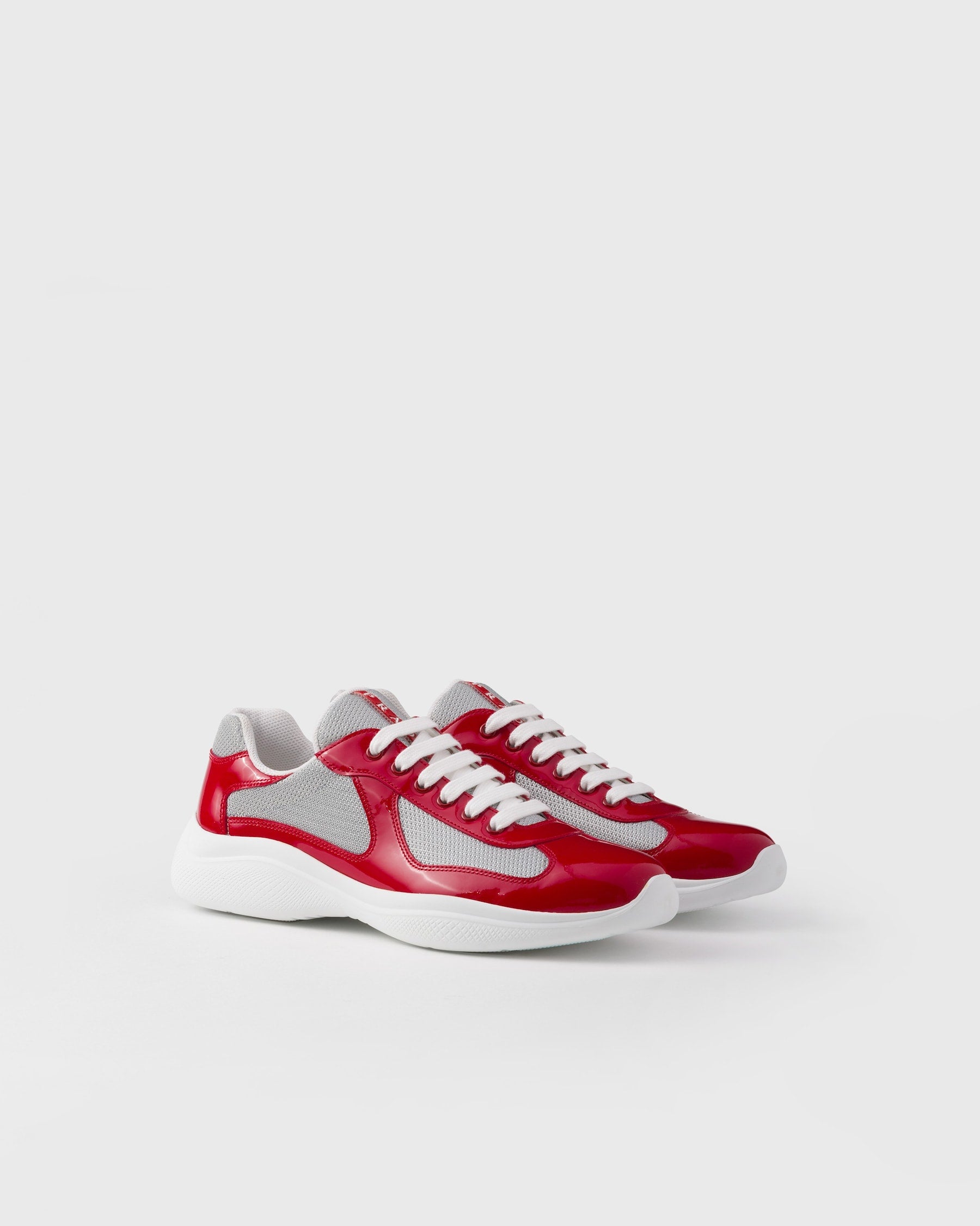 Prada America’s Cup en cuir verni et tissu