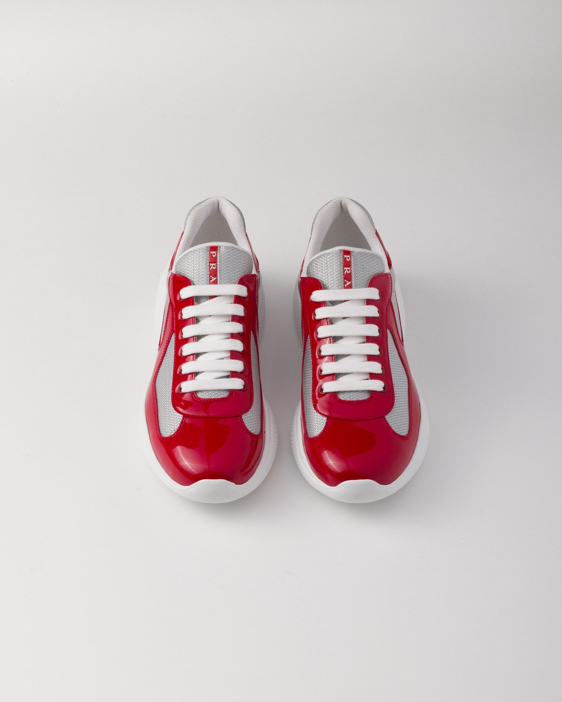 Prada America’s Cup en cuir verni et tissu