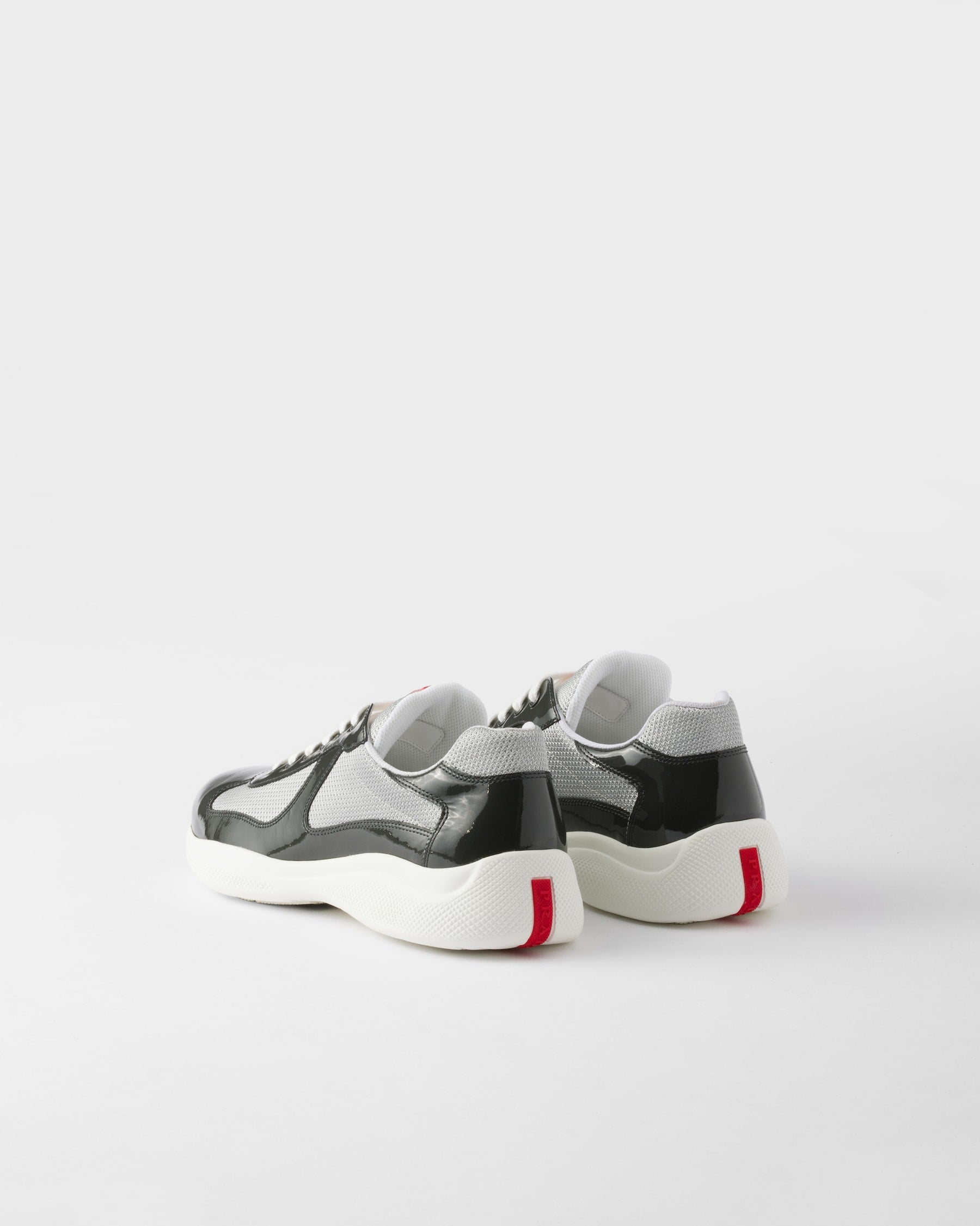 Prada America’s Cup en cuir verni et tissu