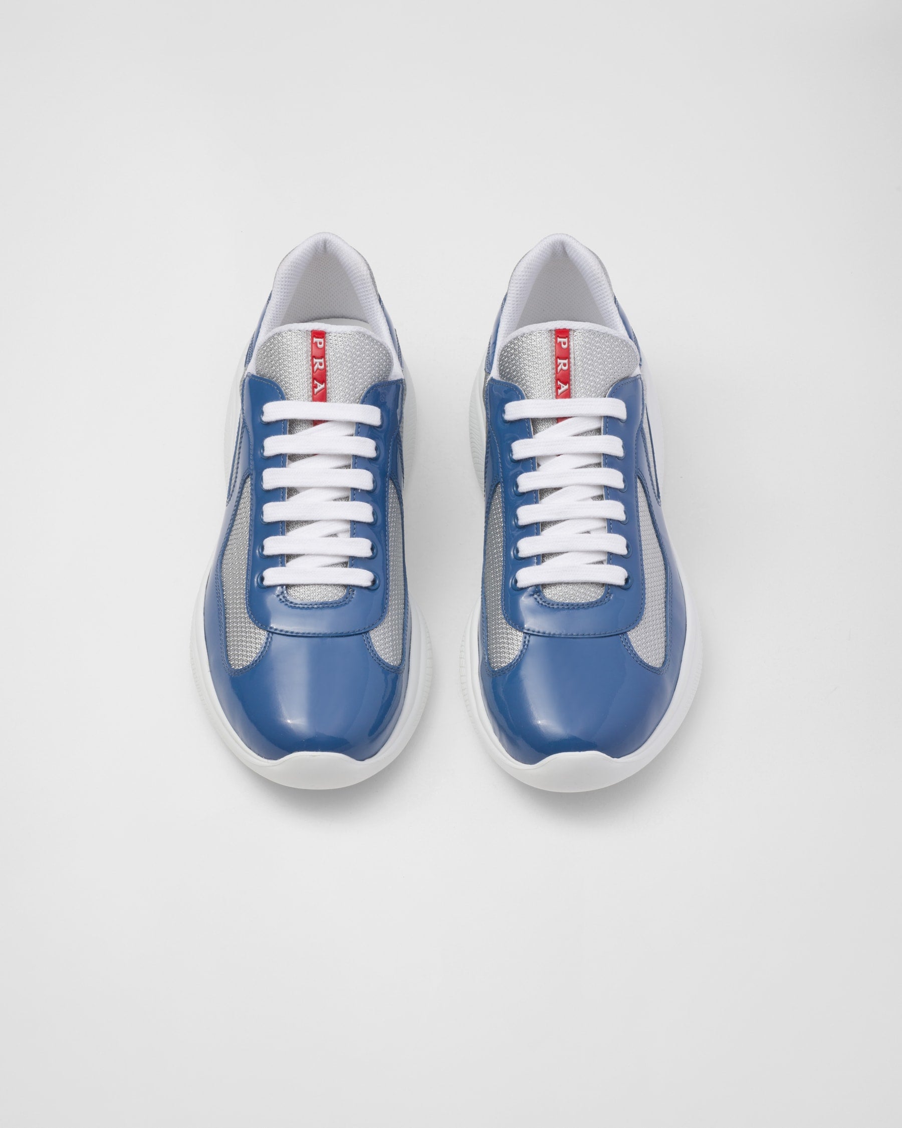 Prada America’s Cup en cuir verni et tissu