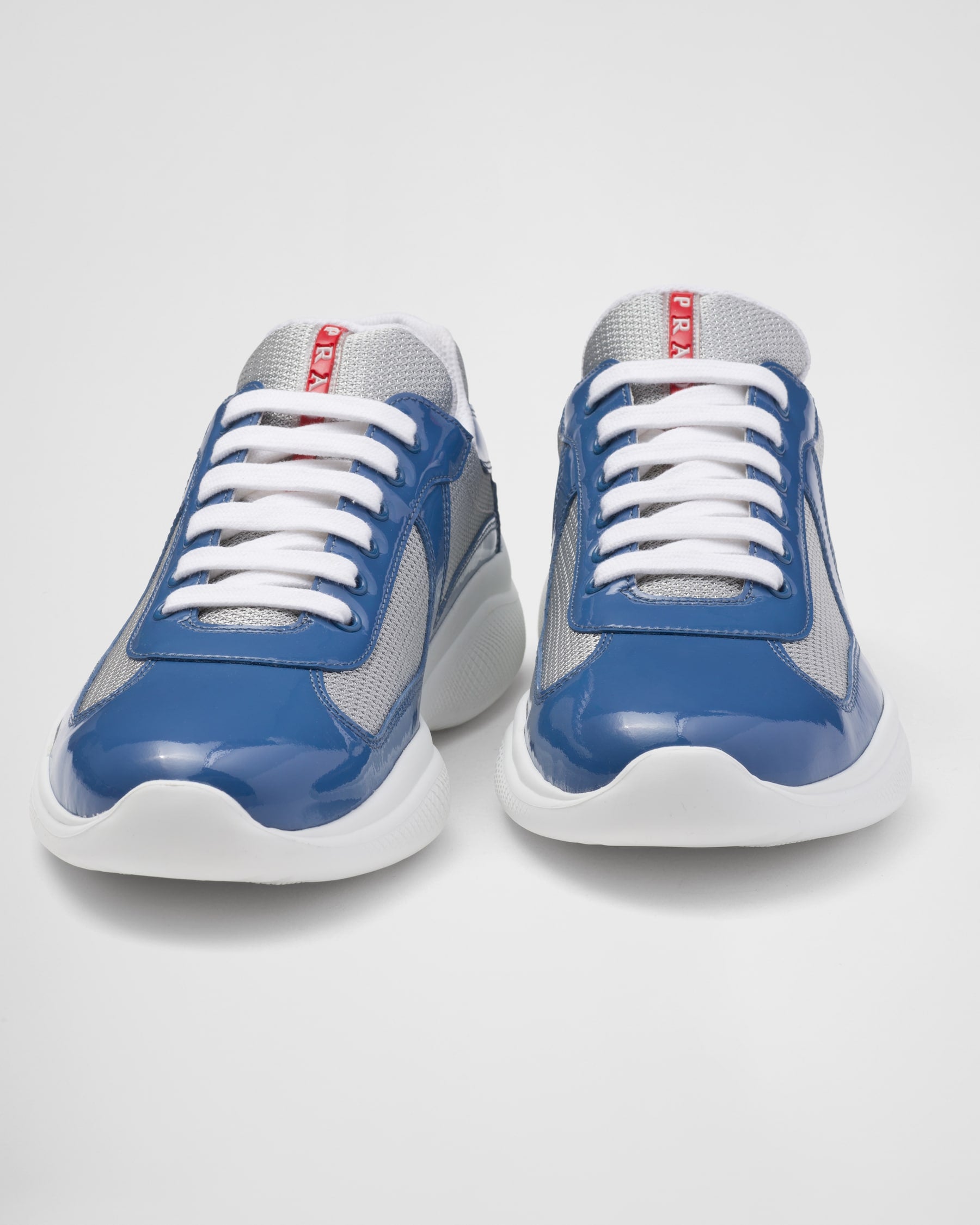Prada America’s Cup en cuir verni et tissu