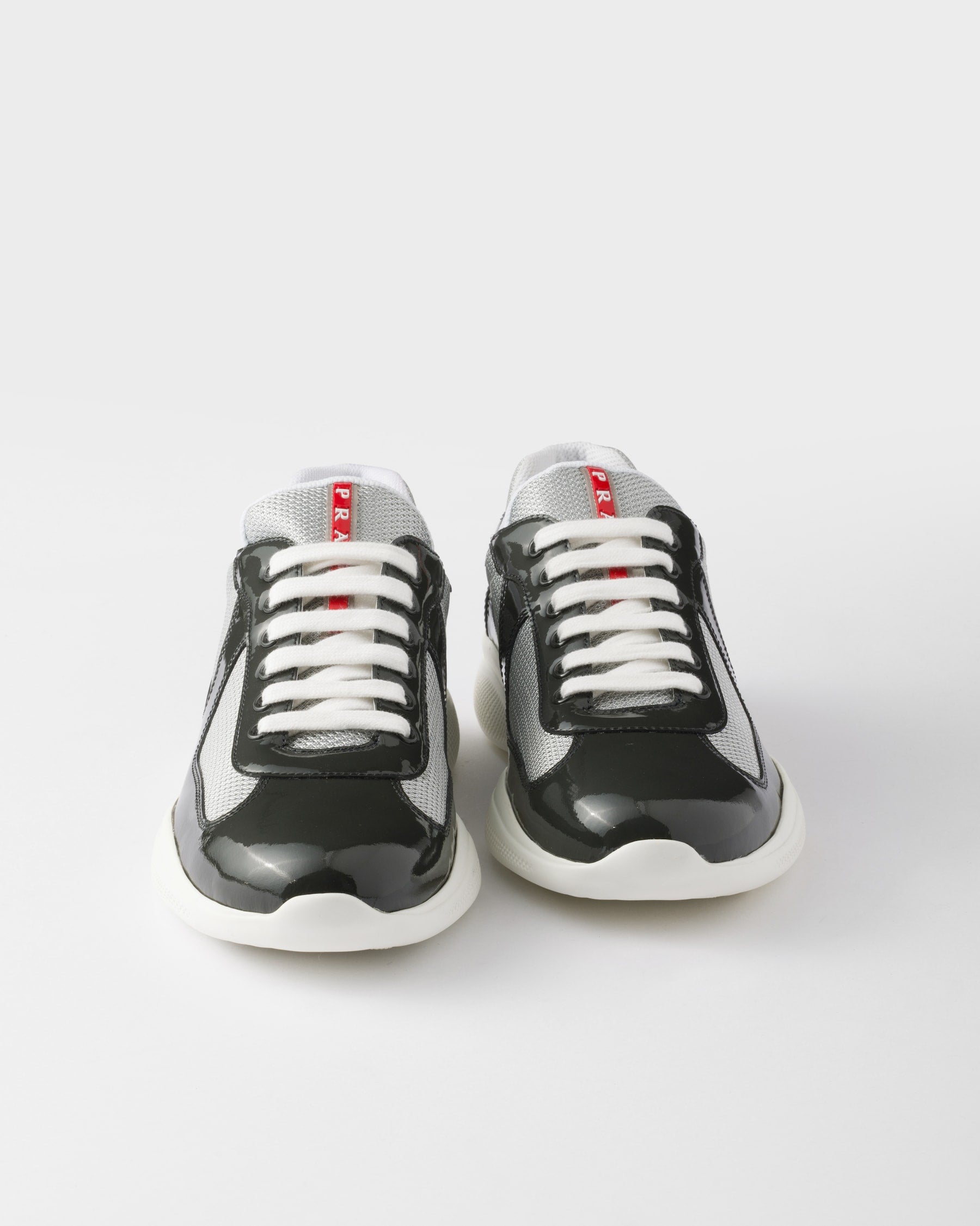 Prada America’s Cup en cuir verni et tissu