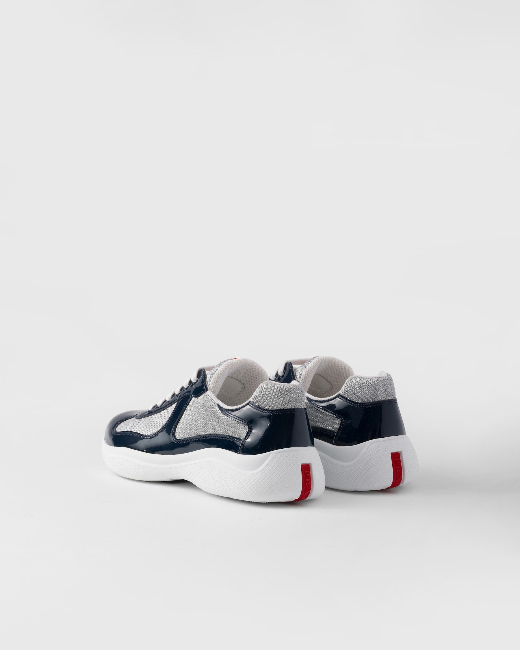 Prada America’s Cup en cuir verni et tissu