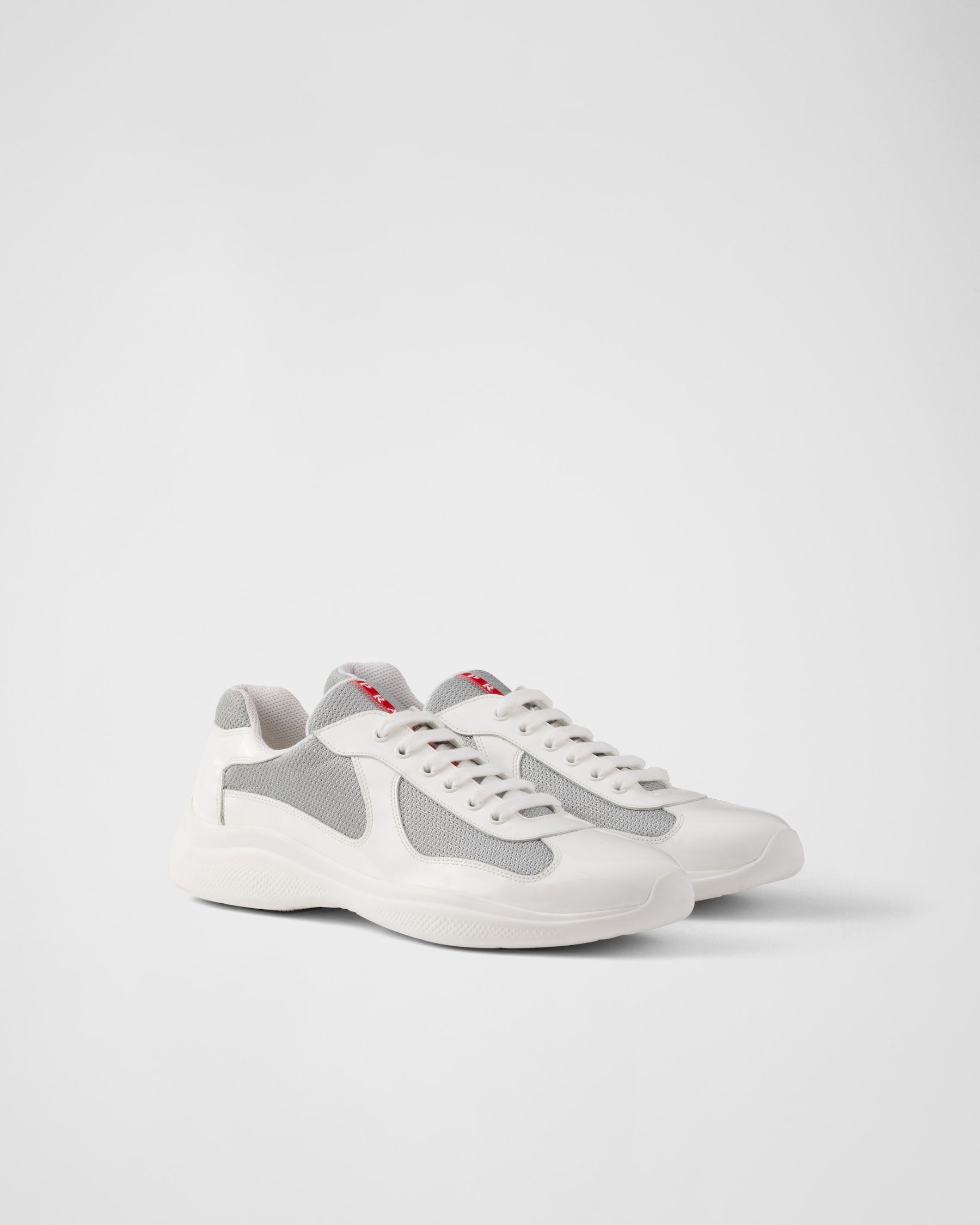 Prada America’s Cup en cuir verni et tissu