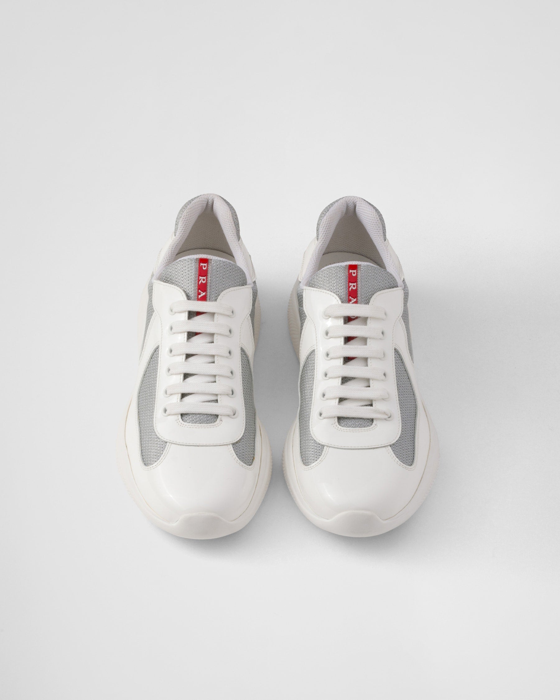 Prada America’s Cup en cuir verni et tissu