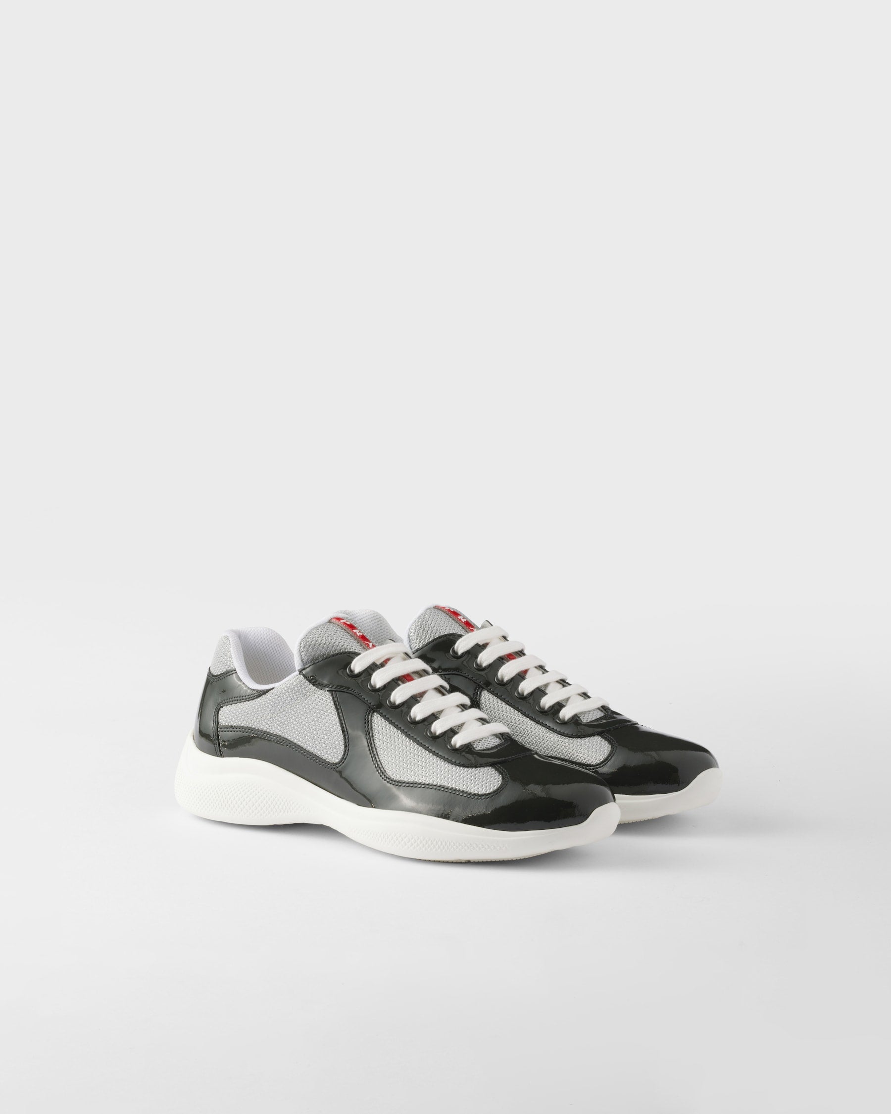 Prada America’s Cup en cuir verni et tissu